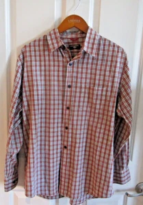 Dockers Plaid Button Down Shirt Men's MEDIUM Multicolor Long Sleeve - Picture 1 of 5