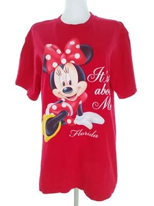 Disney T. M Rojo Camiseta Algodón 100% Manga corta - Imagen 1 de 5