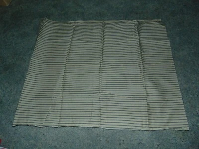 Pillow Ticking Beige Blue Stripe 3 Yards 22 Wide - Image 1 of 2