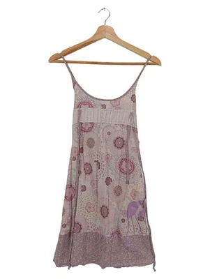 Cop Copine Robe Été Femme Violette Fleurs Coton Vintage (INT S) - Photo 1/4