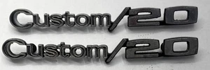 2-Vintage 1969-1972 Custom/20 Emblems C20 - Picture 1 of 9