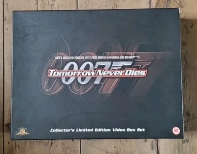 007 Tomorrow Never Dies James Bond Collector’s Limited Edition Video Box Set VHS - Image 1 of 4