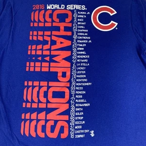 The Nike Tee T-Shirt Chicago Cubs Herren Large Athletic Cut Weltmeister 2-seitig - Bild 1 von 5
