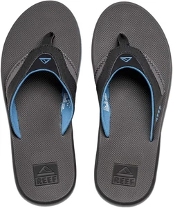 Reef Men's Fanning Blue Sandal - Picture 1 of 18