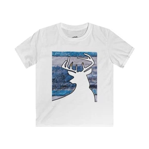 Rustikales Hirsch Kinder T-Shirt, Naturliebhaber Shirt, Jungen und Mädchen Bekleidung, Outdoor […] - Bild 1 von 3
