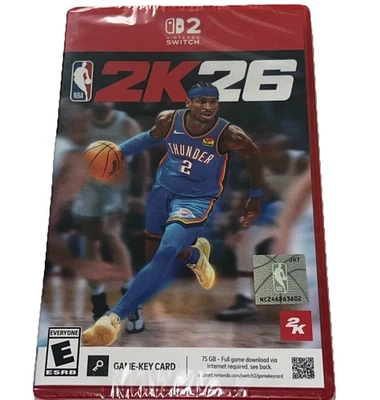 NBA 2K26 (Game-Key Card) - Nintendo Switch 2 | Brand New Factory Sealed - Image 1 of 4