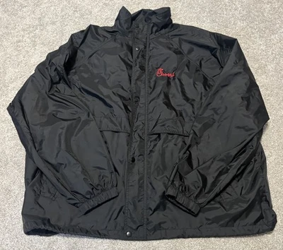 Chaqueta cortavientos Chick-Fil-A empleado Dunbrooke vintage negra 2XL Foto 1 de 4
