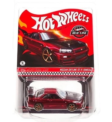 Hot Wheels RLC Exclusive Nissan Skyline GT-R (BNR34) Red Line Club * sELECTIONs - Image 1 of 4
