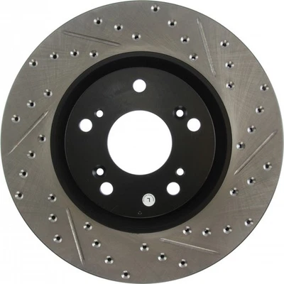 Rotor de freno StopTech para Honda Civic 2006-2015 ranurado lado del conductor delantero Foto 1 de 4