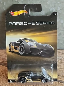 Hot Wheels Porsche Walmart Exclusive serie 918 Spyder 2/8 negro - Imagen 1 de 8