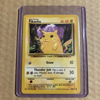 Pokemon TCG 1st Edition Pikachu Base Set 1999 58/102 Mint …Never Played - Image 1 of 4