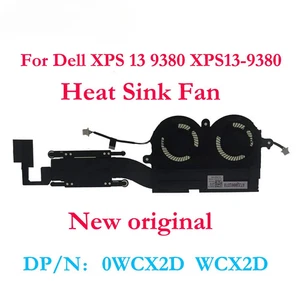 Oryginał do laptopa Dell XPS 13 9380 XPS13-9380 Cpu Radiator Wentylator 0WCX2D WCX2D - Zdjęcie 1 z 3