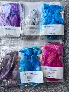 mulberry silk tops spinning craft wool knitting - Picture 1 of 7