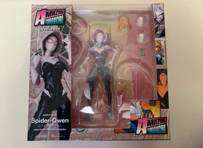 Amazing Yamagughi Spider-Gwen figure originally from Japan - COMPLETE - Image 1 of 4