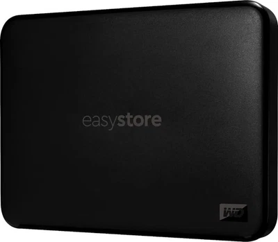 WD Easystore 2TB External USB 3.2 Gen 1 Portable Hard Drive HDD Black - In Box - Image 1 of 3