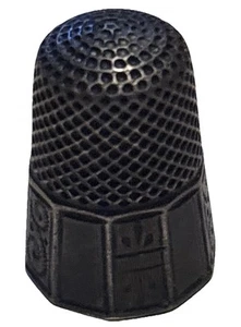 Sterling Silver Antique Thimble Fluted Octagon ( Not Scrap ) - Picture 1 of 6