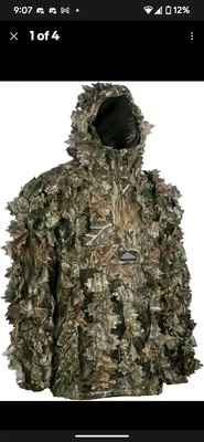 North Mountain Gear Hooded Leafy 1/2 Zip Jacket Realtree Edge Classic Med/L - Image 1 of 4