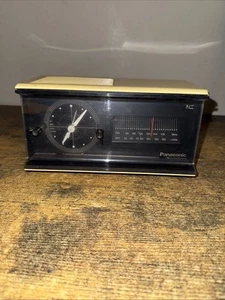 Radio orologio vintage anni 70 Panasonic FM-AM, modello RC-6123 testata e funzionante - Foto 1 di 4
