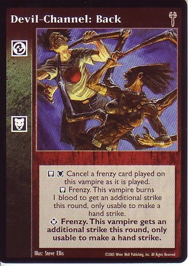 4 x Devil-Channel: Back VTES CCG - Image 1 of 1