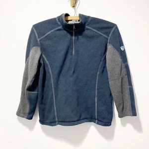 Kuhl Revel 1/4 Zip Sweatshirt Top Kashmira Kids Size 7/8 Base Layer Fleece - Picture 1 of 8