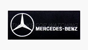 MERCEDES BENZ PARCHE BORDADO PLANCHA/COSER 3-3/4" X 1-3/8" FÓRMULA UNO CARRERAS - Imagen 1 de 2