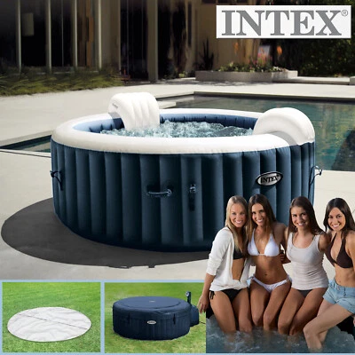 Intex 28432 Whirlpool PureSpa Ø 216x71cm Pool aufblasbar Outdoor Indoor Bubble - Bild 1 von 4