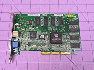 MSI MS-8826 NVIDIA GeForce2 MX 64MB AGP VGA Graphics Card - tested - working - Picture 1 of 8