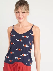 Old Navy Women’s Size Medium ~ Sunday Sleep Ultra-Soft Cami Pajama Top NWT LOVE - Picture 1 of 7