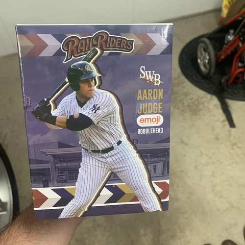 Scranton Rail Riders Aaron Judge SGA Emoji Bobblehead 6/18 SWB MIB Yankees Cover