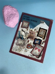 Stars of the North Cross Stitch Pattern Booklet 1984 Craftways Polar Bears - Picture 1 of 6