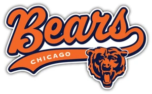 Calcomanía adhesiva para parachoques de auto con logotipo deportivo de fútbol americano de los Chicago Bears NFL ''TALLAS'' - Imagen 1 de 1