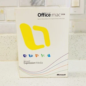 Microsoft Office: mac 2008 Microsoft Expression Media Japanese w/ Product Keys - Picture 1 of 14