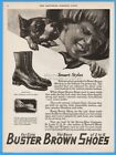 1922 Buster Brown Girls Boots Lotus Lace Up St Louis MO Vintage Fashion Style Ad