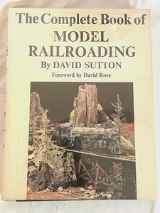 The Complete Book of Model Railroading David Sutton HC/DJ 1964 Trains - Picture 1 of 12