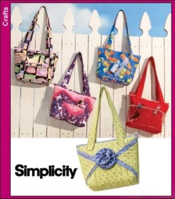 Simplicity 4778 Crafty Bags Sewing Pattern Faith Van Zanten - Image 1 of 4