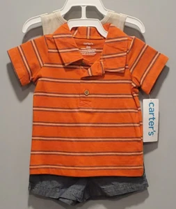 NWT Baby Boy Carter's 3-Piece Shorts, Top, and Bodysuit Set 3 Months - Picture 1 of 3