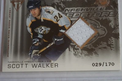 2003-04 Titanium Predators Hockey Card #165 Scott Walker /170 RARE - Image 1 of 4