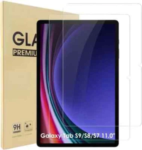 2x Panzerfolie für Samsung Galaxy Tab S9/S9FE/S8/S7 Display Echt Schutzglas 9H - Bild 1 von 5
