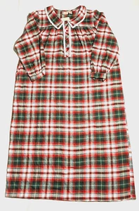 Damen Vintage Country Closet Karo Flanell Nachthemd Größe L Neu mit Etikett - Bild 1 von 10