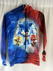 NWT Boy's Sonic The Hedgehog Pullover Hoodie Sweatshirt - Size M