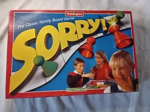 Vintage Sorry! Classic Family Board Game 1996 Waddingtons 100% Complete - Picture 1 of 6
