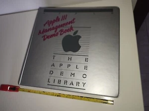 Apple iii management demo book library old binder vintage retro - Zdjęcie 1 z 13