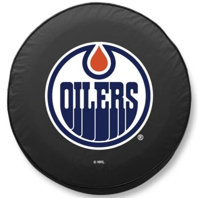 Edmonton Tire Cover w/ Oilers Logo - Image 1 of 3