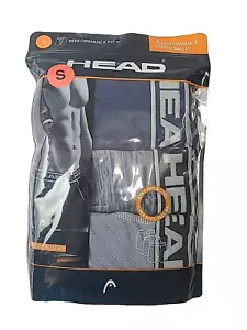 HEAD Men's Performance Underwear 3-PACK Boxer Briefs Small Polyester/Spandex - Picture 1 of 5