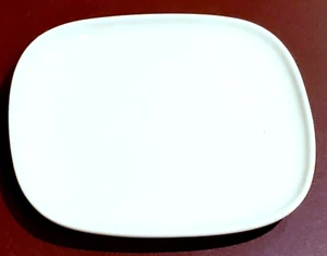 Alessi for Delta Airlines white ceramic small plate bread, appetizer or dessert - Picture 1 of 7
