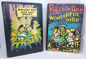 Raggedy Ann and the Wonderful Witch & In the Deep Deep Woods J. Gruelle - VINTAGE - Bild 1 von 21