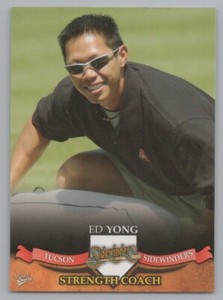 Ed Yong 2007 MultiAd Tucson Sidewinders Diamondbacks Minor League 