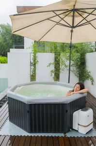 Premium MSpa Whirlpool Outdoor Tuscany Spa aufblasbar 193x193cm - Bild 1 von 9