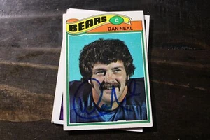 DAN NEAL CHICAGO BEARS AUTOGRAPHED CARD - Imagen 1 de 1