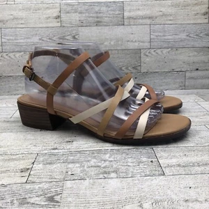 Madewell Women’s Skinny-Strap Sandals In Leather Size 9.5 M - Picture 1 of 10